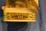 Ceramic cat whiskey decanter with Beamstrophy label - thumbnail 2 of 4