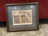 Two framed Cheyne House architectural prints - thumbnail 4 of 7