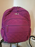 Vera Bradley Backpack- Purple Quilted - thumbnail 1 of 3
