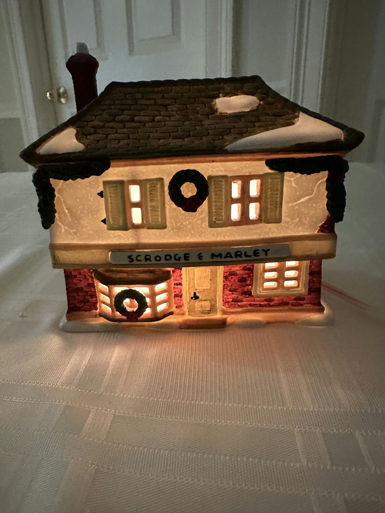 Dickens Village Scrooge & Marley Counting House - image 1 of 10