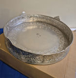 One Ornate Silver 22" Round Cake Stand - thumbnail 3 of 3