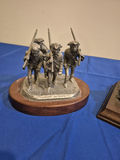 Pewter Historical Military Figurines on Wooden Bases - thumbnail 2 of 4