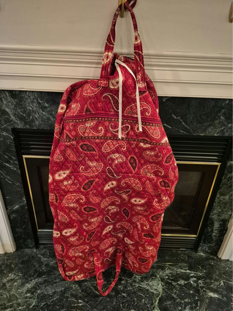 Vera Bradley red paisley bags and organizers - image 1 of 7