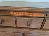 Wood Sewing Storage Cabinet with Drawers and Fold-Out Work Surface - thumbnail 6 of 9