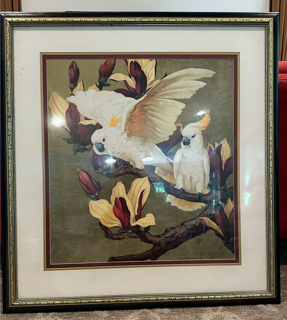 Framed Jessie Arms Botke Cockatoos print - image 1 of 3