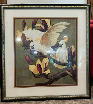 Framed Jessie Arms Botke Cockatoos print - Image 1 of 3