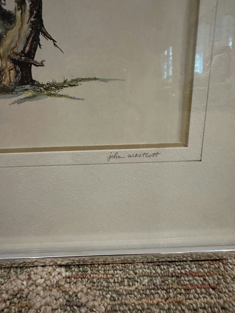 Two Framed John Westcott Tree Prints - image 5 of 9