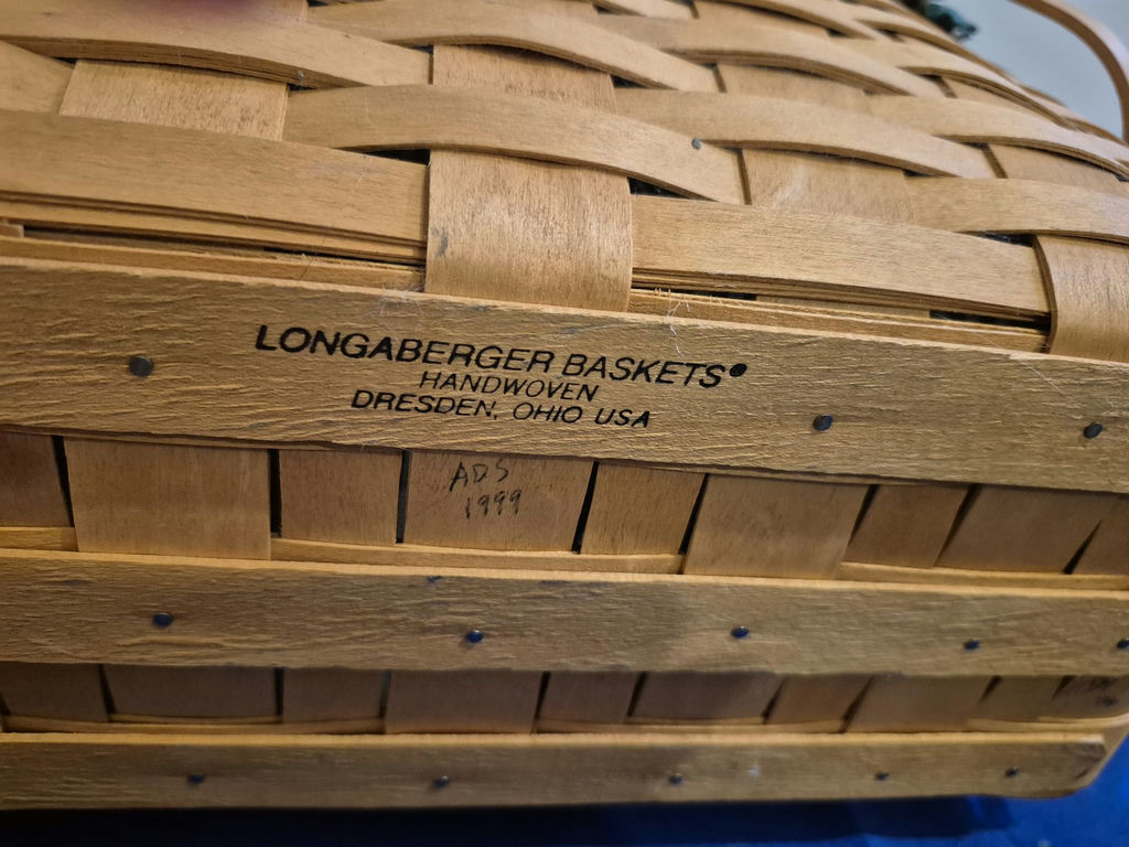 Longaberger Handwoven Baskets and Tissue Box Cover - image 6 of 6