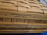 Longaberger Handwoven Baskets and Tissue Box Cover - thumbnail 6 of 6
