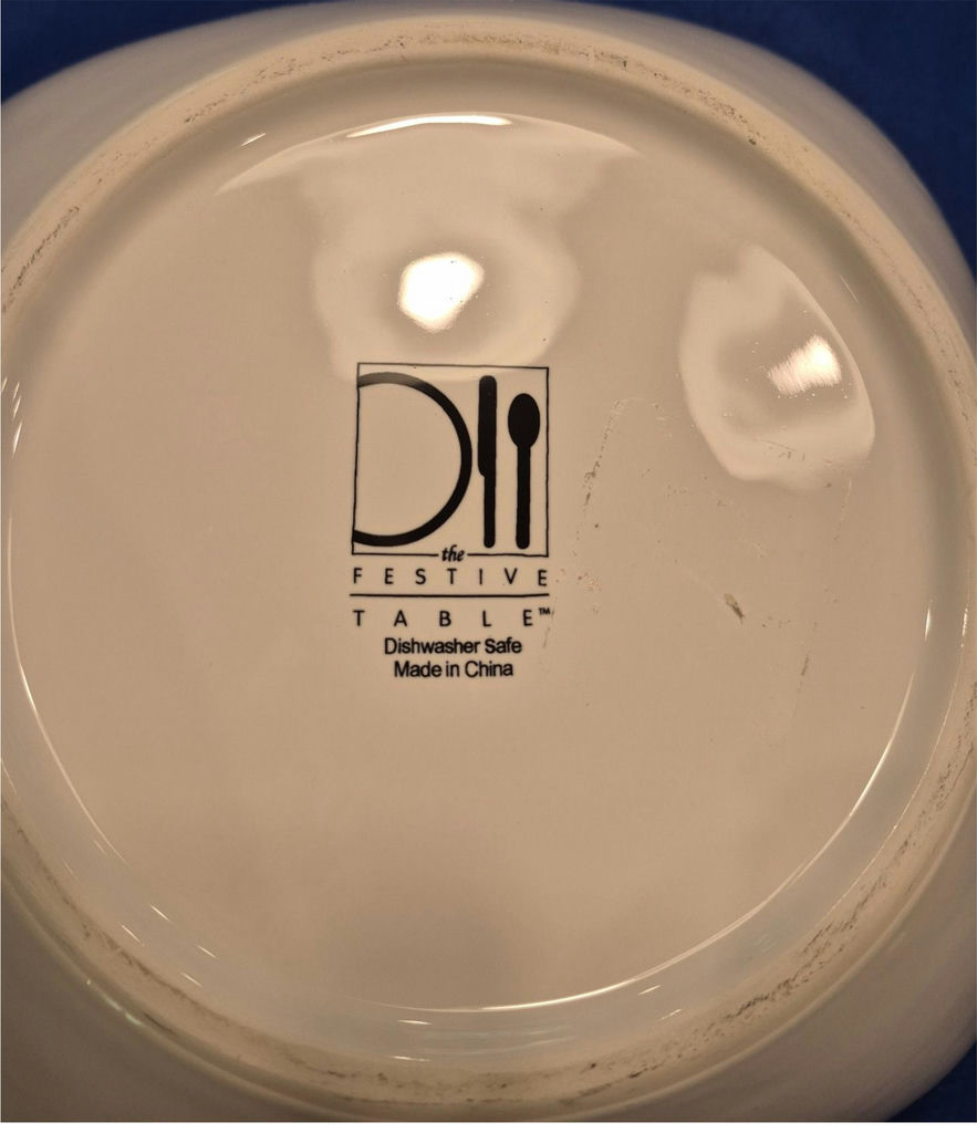 Two white ceramic bowls - image 3 of 3
