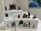 Heritage Village Collection Miniature Figurine Set with Cart and Theater Wagon - thumbnail 6 of 10