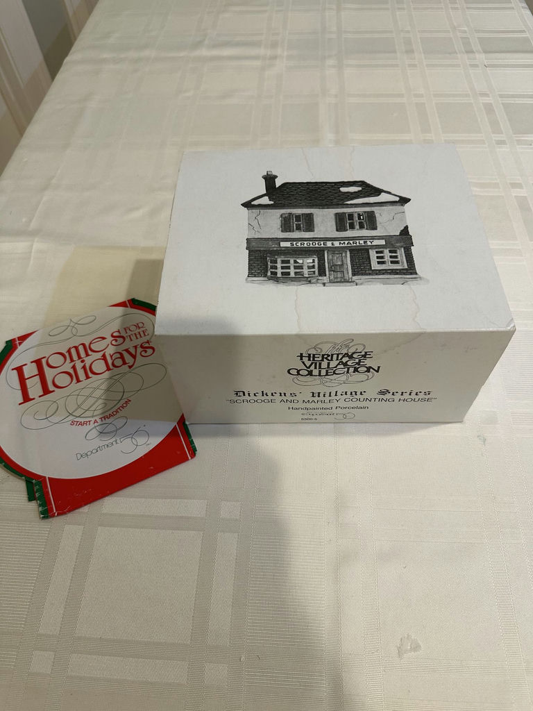 Dickens Village Scrooge & Marley Counting House - image 3 of 10