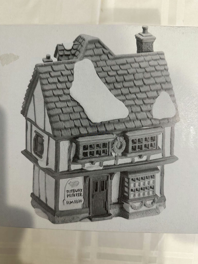 Dickens Village - Tutbury Printer - image 3 of 9