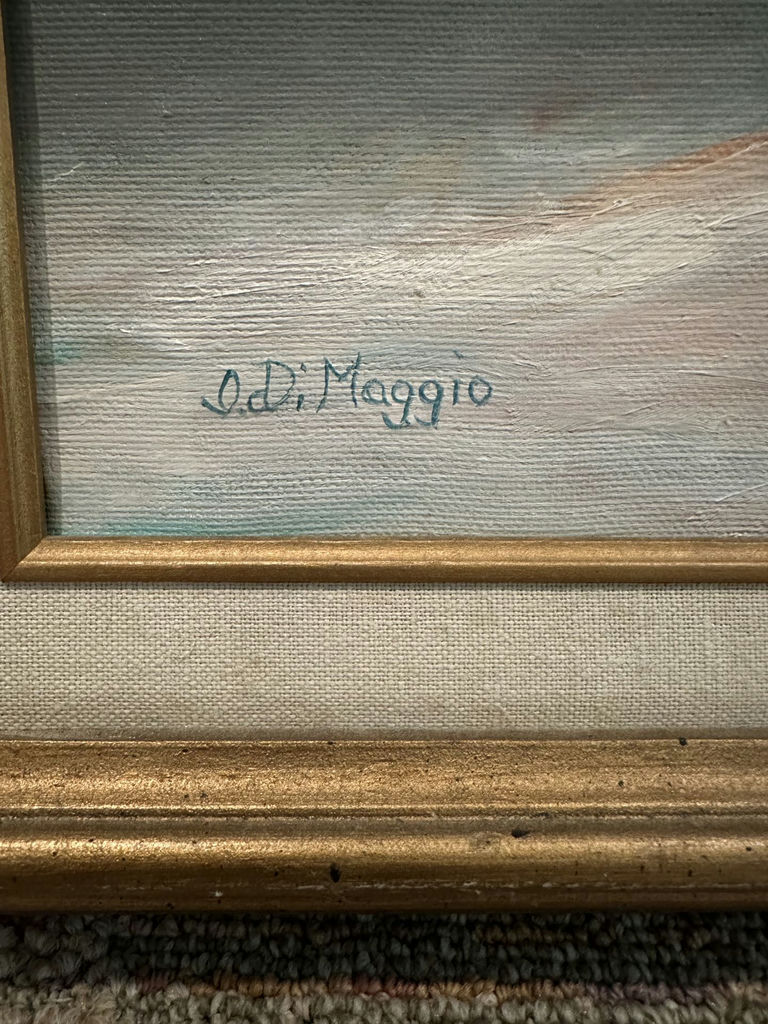 Apple Blossoms in a Vase Signed by DiMaggio - image 2 of 4