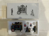 Heritage Village Collection Miniature Figurine Set with Cart and Theater Wagon - thumbnail 9 of 10