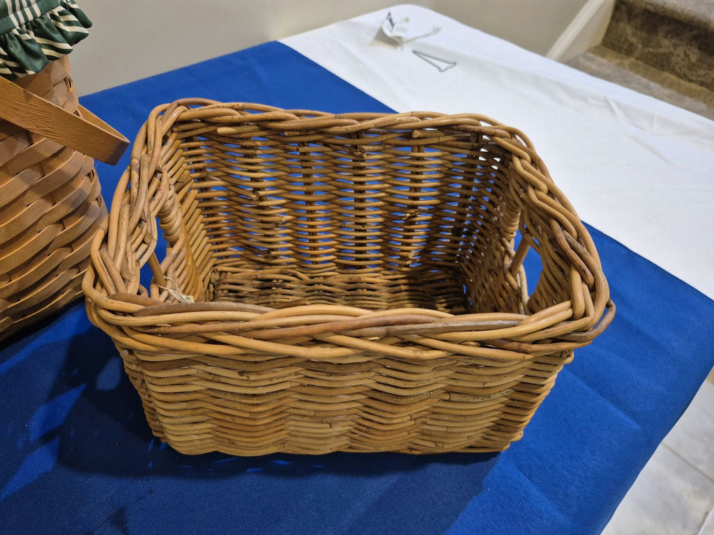Longaberger Handwoven Baskets and Tissue Box Cover - image 4 of 6