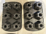Assorted baking pans and molds (flower, heart, and round mini-bundt shapes) - thumbnail 5 of 5