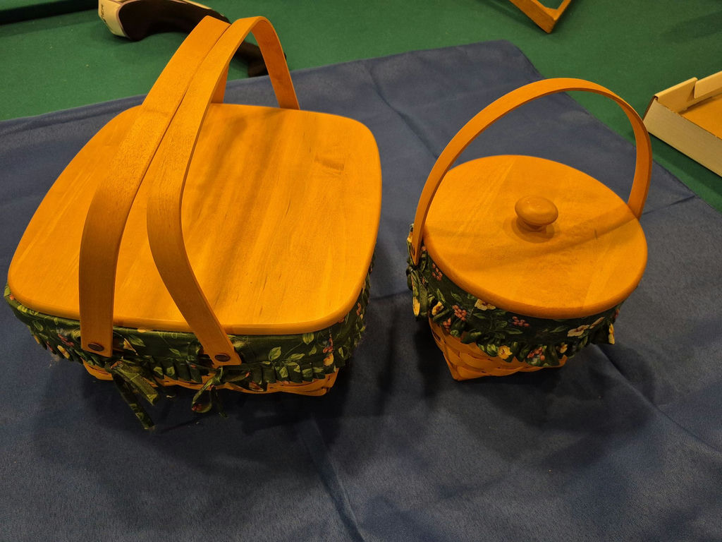 Longaberger Woodcrafts basket set - image 1 of 6