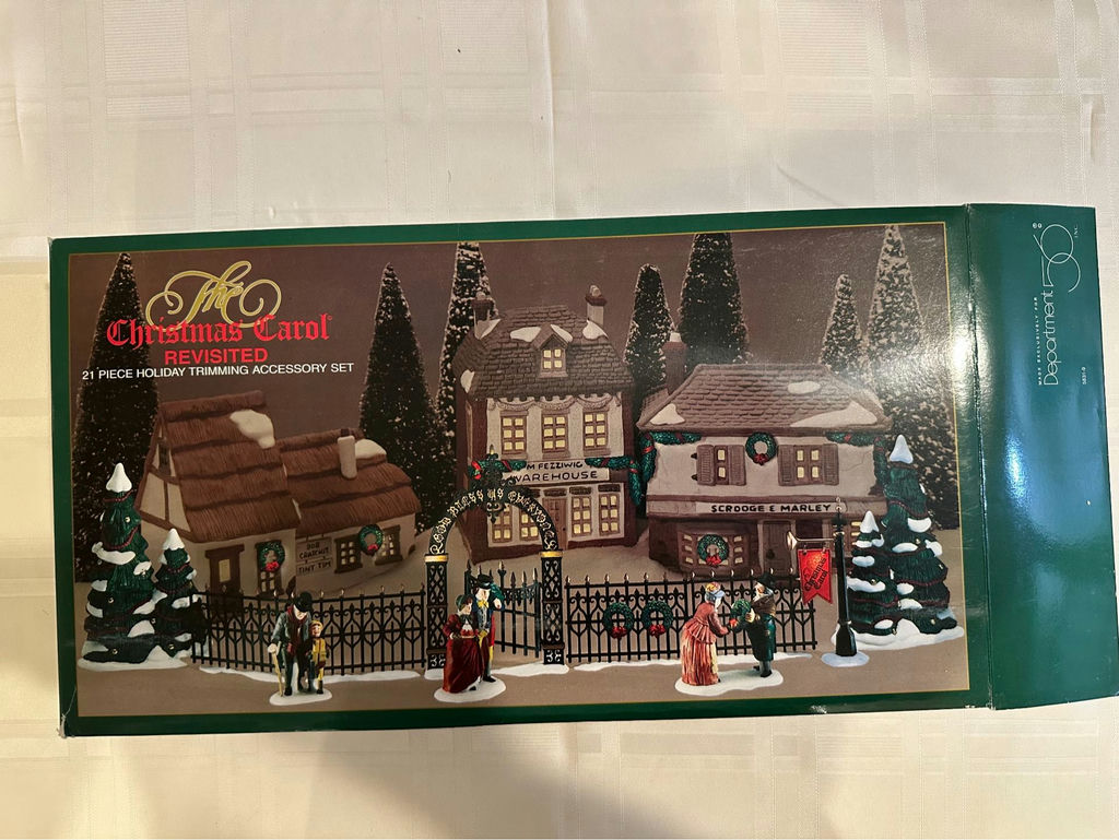 Heritage Village Holiday Trimming Accessory Set The Christmas Carol Revisited - image 6 of 6