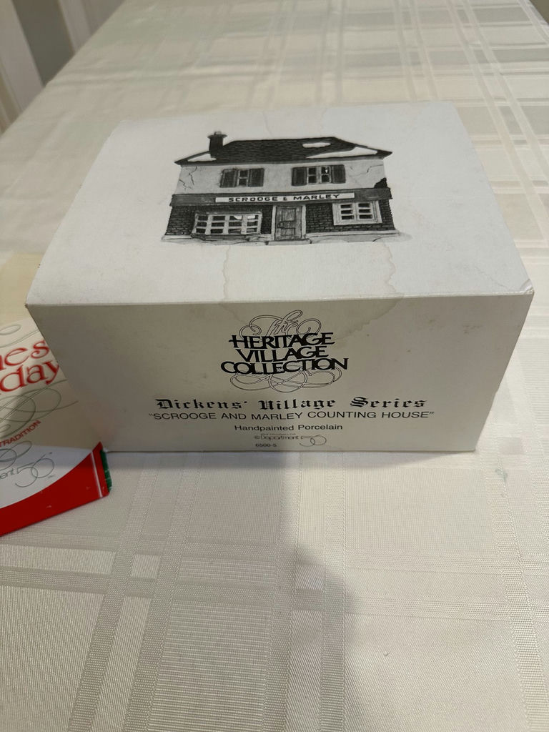 Dickens Village Scrooge & Marley Counting House - image 4 of 10