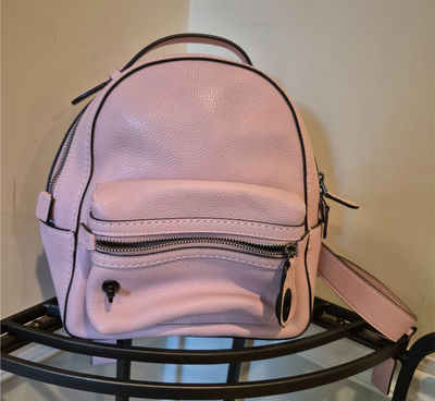 coach campus backpack pink Court In Signature Canvas the CHAMPION Estate Backpack is your workhorse bag Coach pink pebble-leather mini backpack