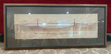 Framed Golden Gate Bridge print from the Famous Bridges series - thumbnail 1 of 3