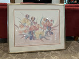 Spring Serenade framed floral watercolor Signed by Howells - thumbnail 1 of 3