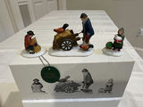 Heritage Village Collection Miniature Figurine Set with Cart and Theater Wagon - thumbnail 3 of 10
