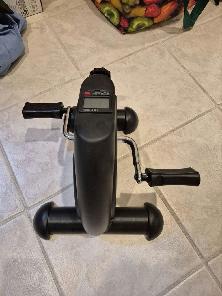 Under-desk pedal exerciser with digital display - image 2 of 3