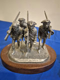 Pewter Historical Military Figurines on Wooden Bases - thumbnail 4 of 4