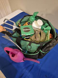 Gardening Tool Bag with Hand Tools, Gloves, Watering Can, and Plant Care Supplies - thumbnail 2 of 2