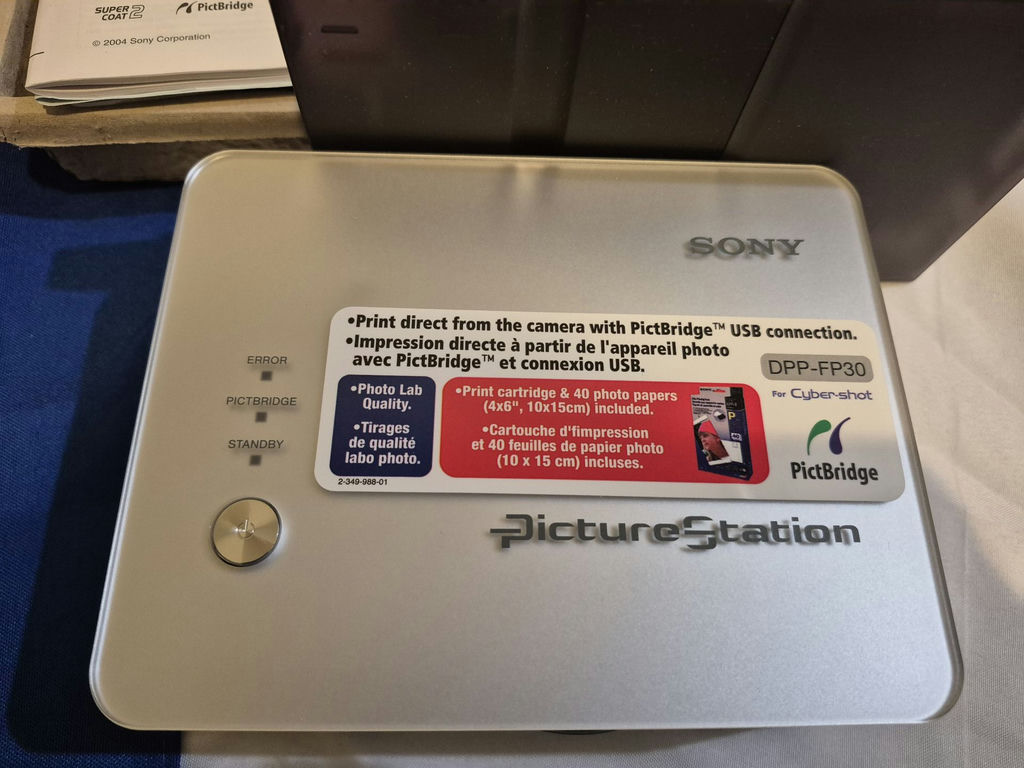 Sony PictureStation DPP-FP30 Digital Photo Printer with Box and Accessories - image 3 of 4