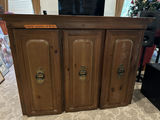 Wood Sewing Storage Cabinet with Drawers and Fold-Out Work Surface - thumbnail 7 of 9