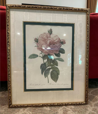 Framed rose botanical print by Pierre-Joseph Redouté - Image 1 of 4
