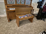 Baldwin Player Piano with Bench and Vintage Piano Rolls - thumbnail 3 of 11
