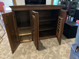 Wood Sewing Storage Cabinet with Drawers and Fold-Out Work Surface - thumbnail 9 of 9