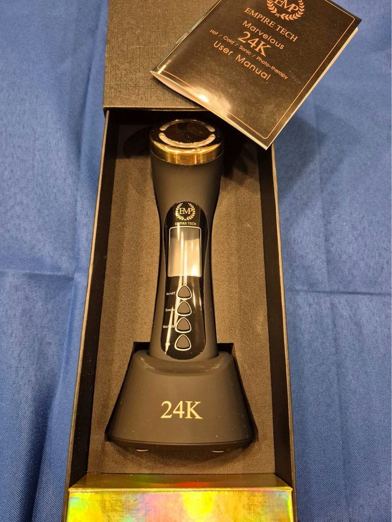 Brand New Empire Tech Marvelous 24K Hot/Cold Sonic Photo-Therapy Facial Device - image 4 of 5