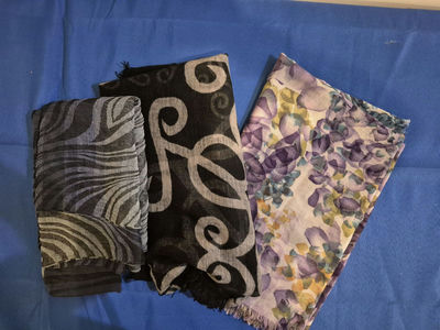 Assorted Patterned Scarves - Image 1 of 4