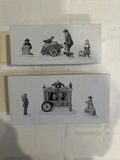 Heritage Village Collection Miniature Figurine Set with Cart and Theater Wagon - thumbnail 2 of 10