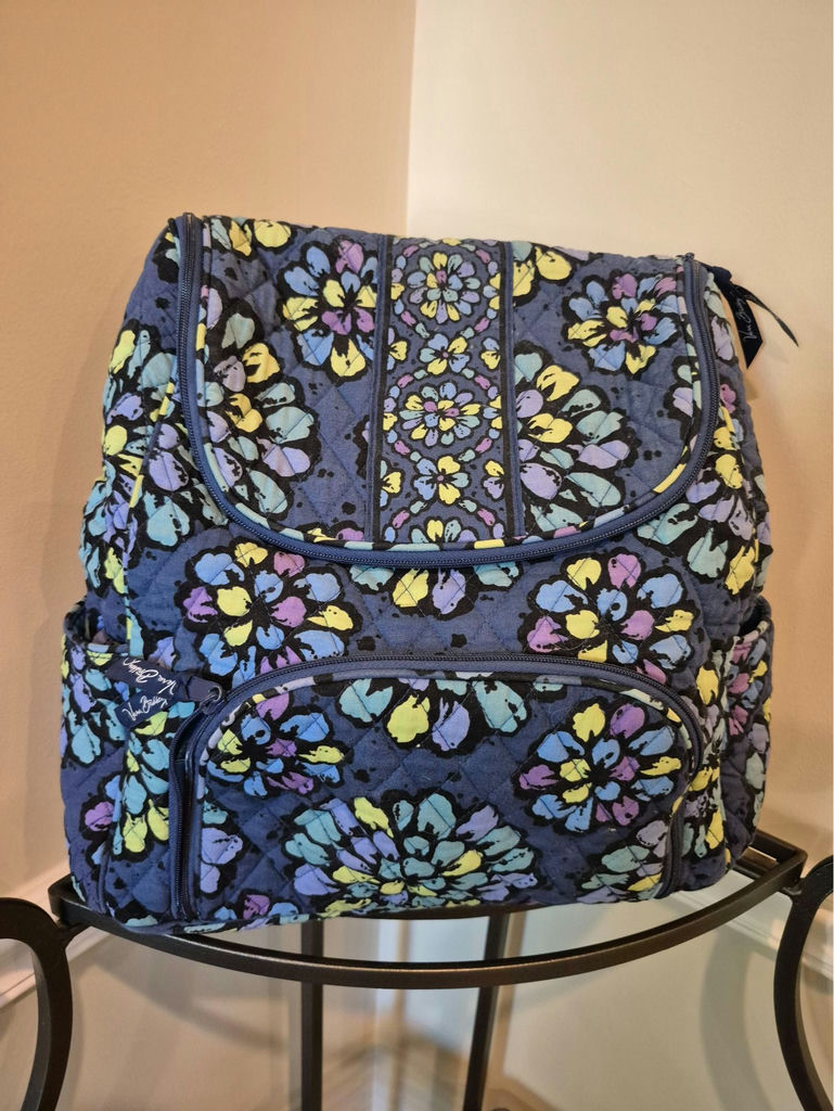 Vera Bradley floral backpack - image 1 of 3