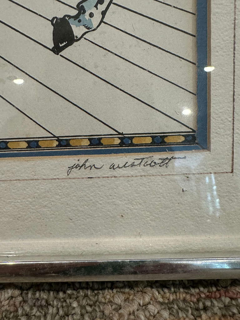Framed John Westcott Carousel Horse Print - image 3 of 4