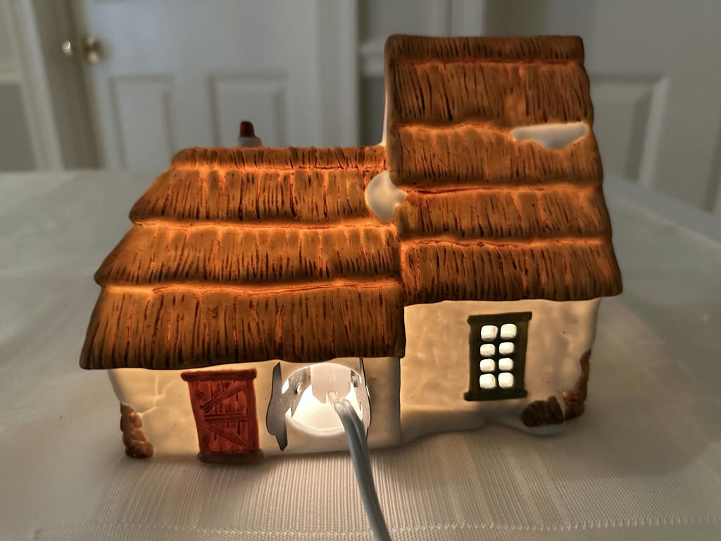 Dickens Village Cottage: Bob Cratchit and Tiny Tim - image 6 of 9
