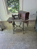 New Harvard Treadle Sewing Machine with Cabinet - thumbnail 1 of 3