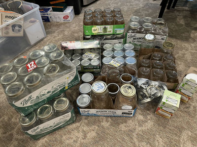 Ball Mason Jars and Canning Lids Assortment - Image 1 of 6