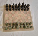 Soapstone Chess Set with Stone Board - thumbnail 2 of 7