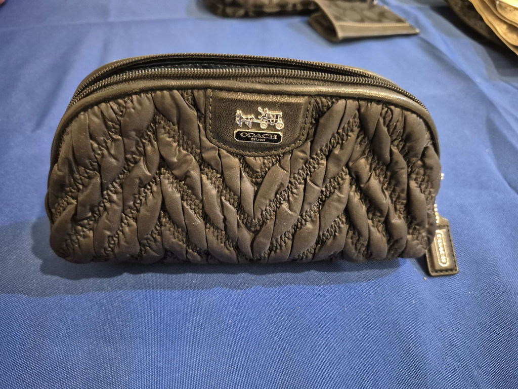 COACH: Two  Black Quilted Small Bags - image 3 of 3