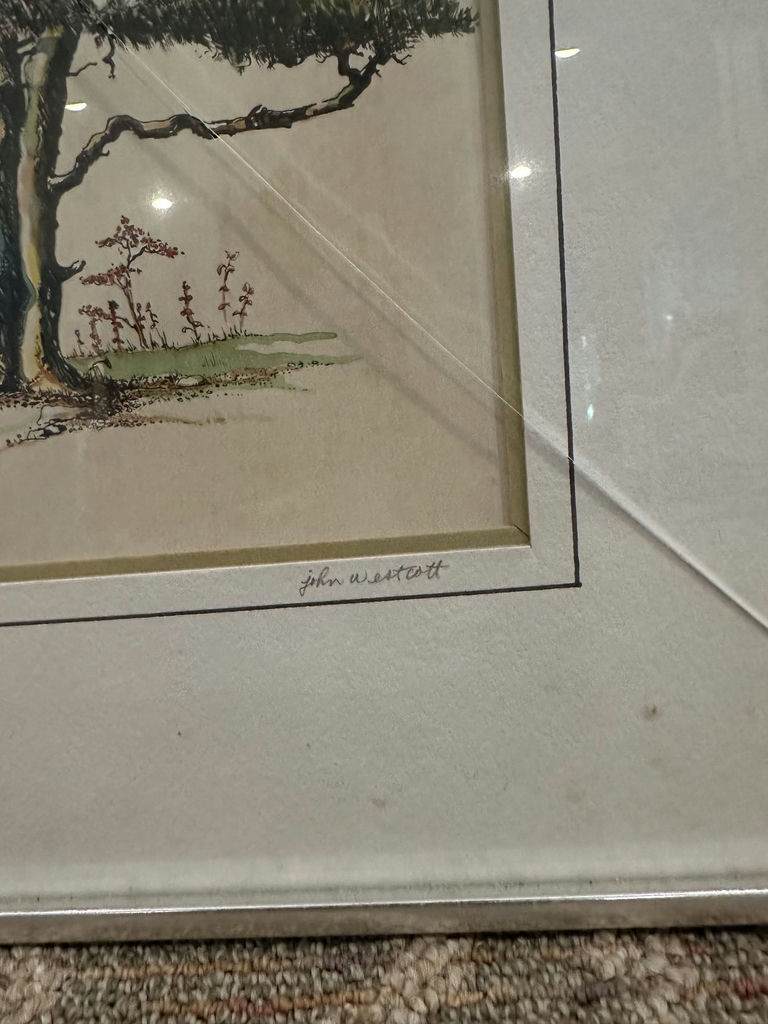 Two Framed John Westcott Tree Prints - image 9 of 9