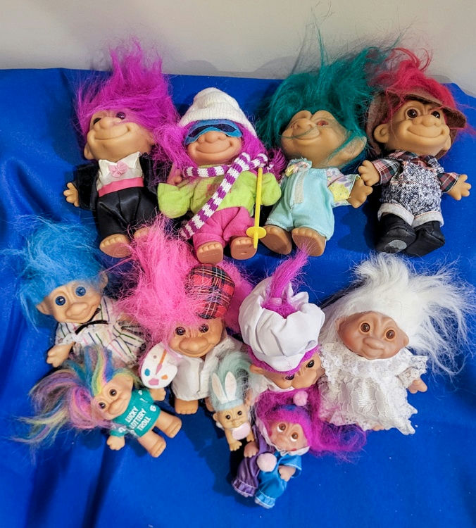 Trolls Dolls Collection Of 11 Different - image 1 of 2