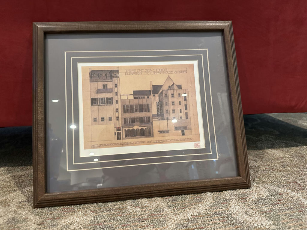 Two framed Cheyne House architectural prints - image 1 of 7