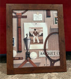 Framed sports memorabilia collage - thumbnail 1 of 2